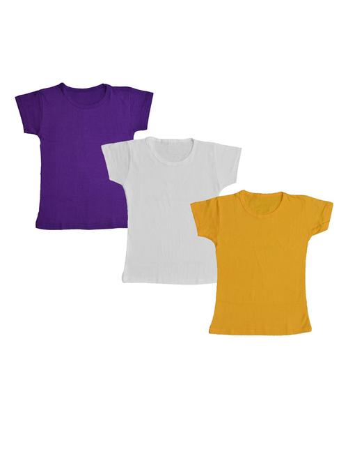 girls pack of 3 regular tees - 19822122 - Very Small Image - 1