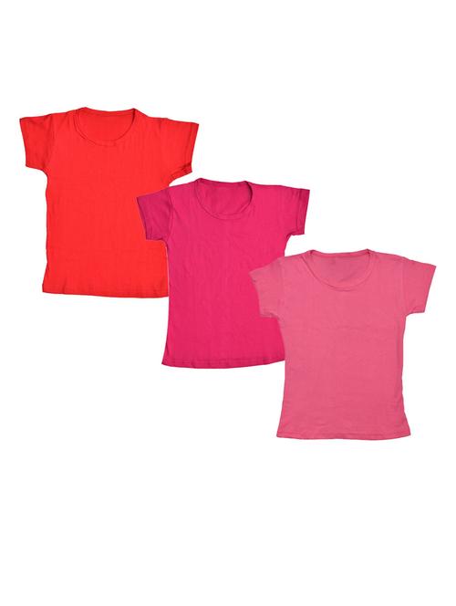 girls pack of 3 regular tees - 19822141 - Very Small Image - 1