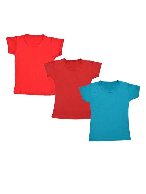 girls pack of 3 regular tees - 19822177 - Very Small Image - 1