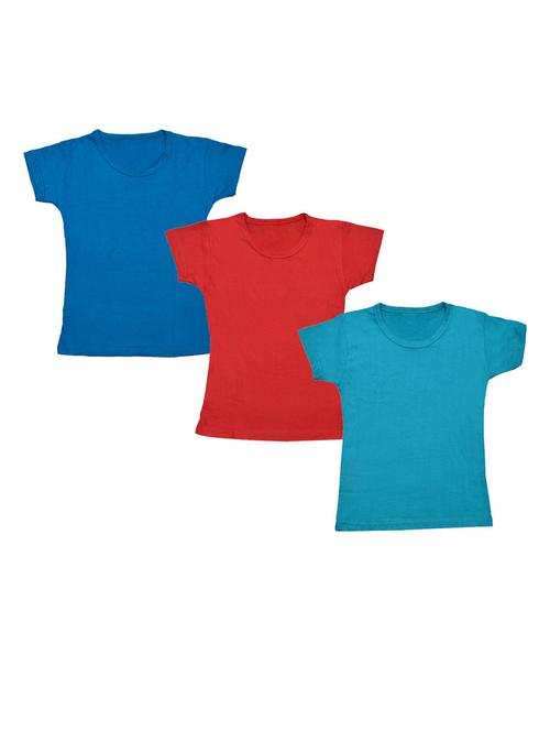 girls pack of 3 regular tees - 19822186 - Very Small Image - 1