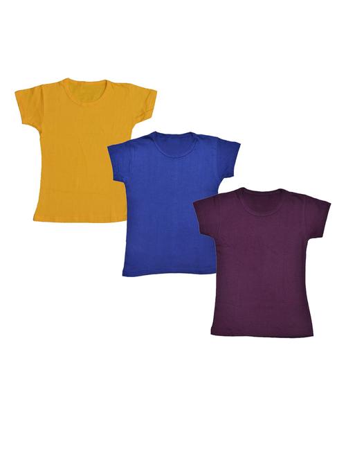 girls pack of 3 regular tees - 19822212 - Very Small Image - 1