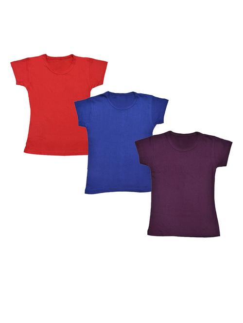 girls pack of 3 regular tees - 19822220 - Very Small Image - 1