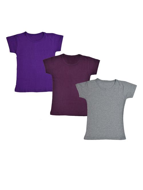 girls pack of 3 regular tees - 19822230 - Very Small Image - 1