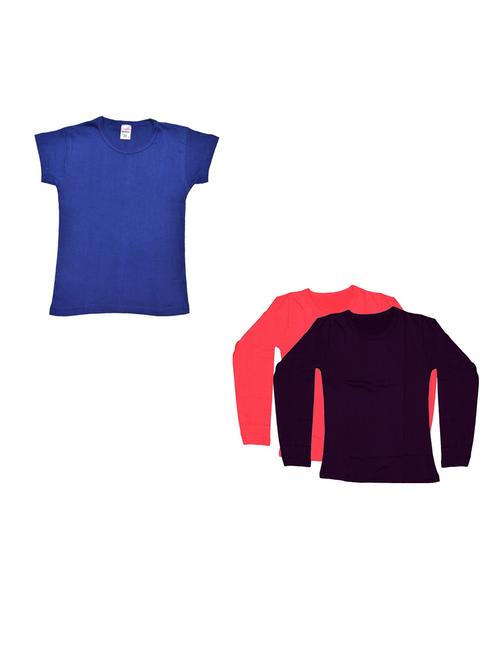 girls pack of 3 regular tees - 19822256 - Very Small Image - 1