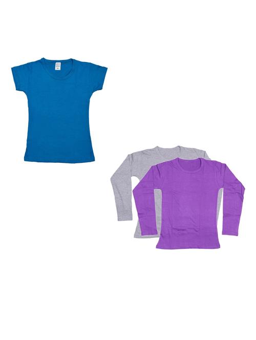 girls pack of 3 regular tees - 19822305 - Very Small Image - 1