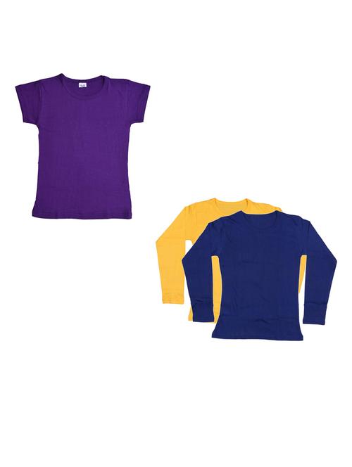 girls pack of 3 regular tees - 19822335 - Very Small Image - 1