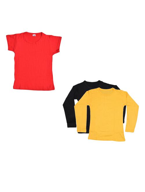 girls pack of 3 regular tees - 19822360 - Very Small Image - 1