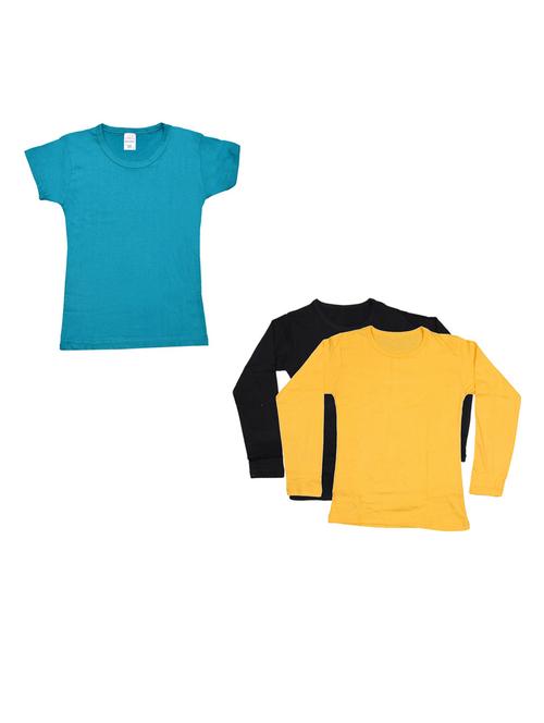 girls pack of 3 regular tees - 19822367 - Very Small Image - 1