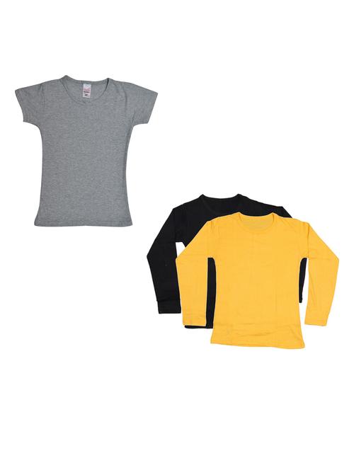 girls pack of 3 regular tees - 19822370 - Very Small Image - 1