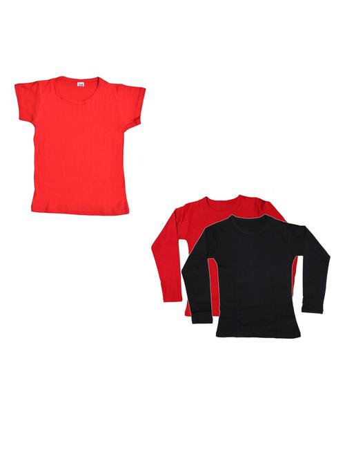 girls pack of 3 regular tees - 19822389 - Very Small Image - 1