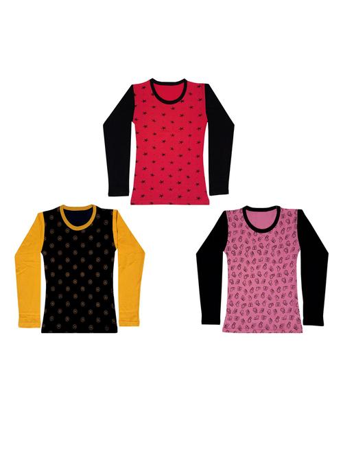 girls pack of 3 regular tee - 19822415 - Very Small Image - 1