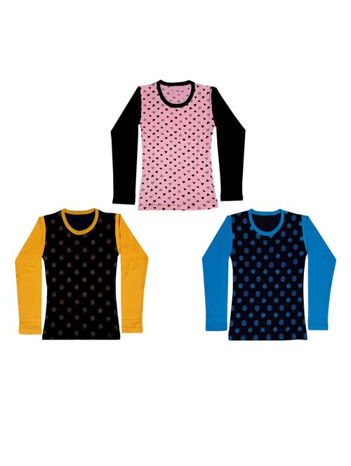 girls pack of 3 regular tee - 19822431 - Very Small Image - 1