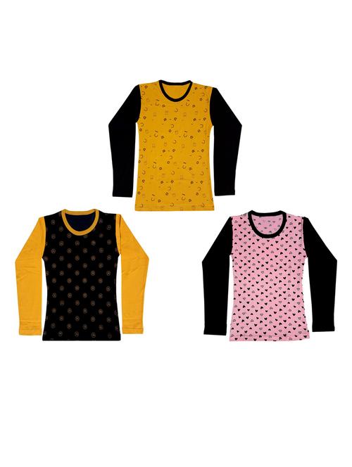 girls pack of 3 regular tee - 19822432 - Very Small Image - 1