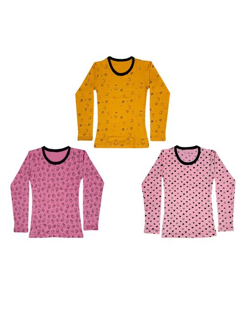 girls pack of 3 regular tee - 19822470 - Very Small Image - 1