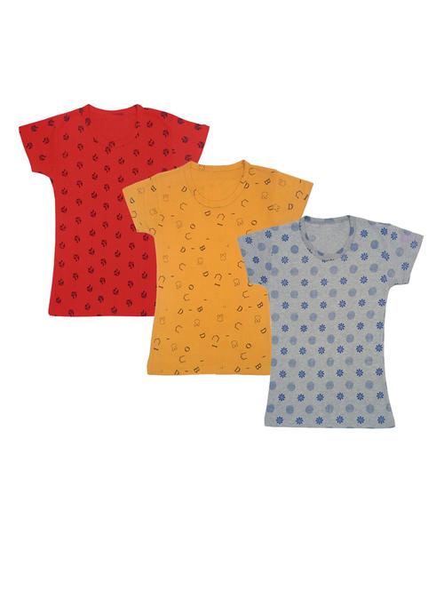 girls pack of 3 regular tee - 19822658 - Very Small Image - 1