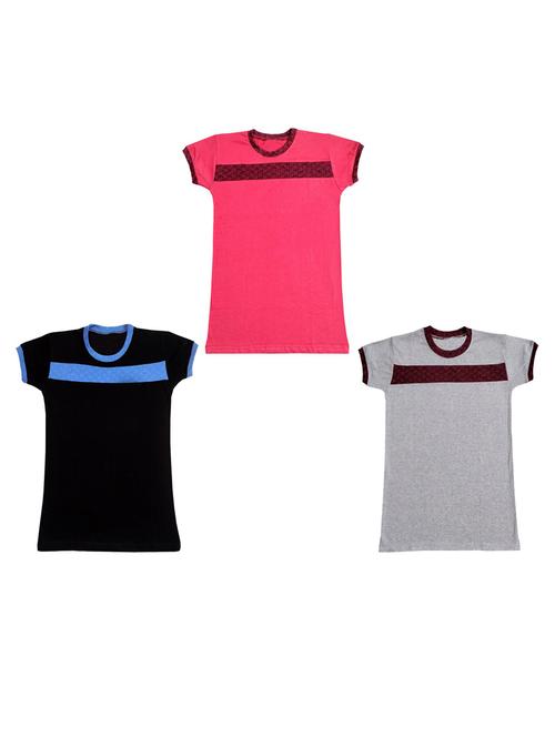 pack of 3 round neck t-shirts - 19822889 - Very Small Image - 1