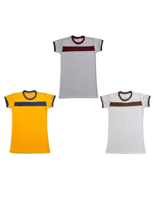 pack of 3 round neck t-shirts - 19822898 - Very Small Image - 1
