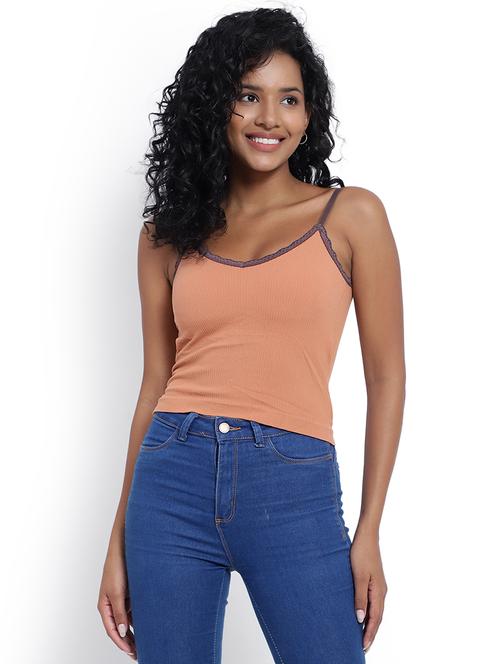 orange polyester camisole - 19825368 - Very Small Image - 1