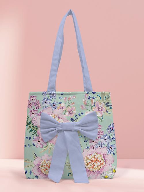 multi colored canvas regular tote - 19825439 - Very Small Image - 1
