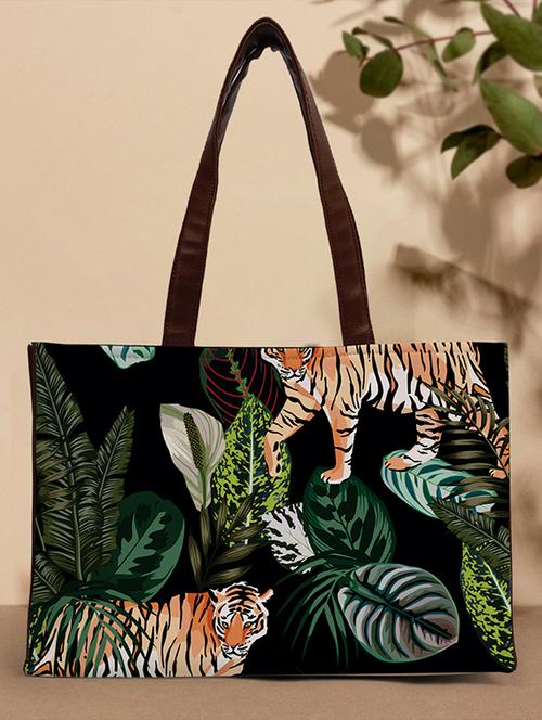 multi colored canvas regular tote - 19825454 - Very Small Image - 1