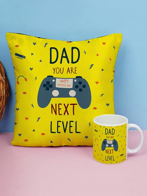 father's day cushion mug gift combo - 19825766 - Very Small Image - 1