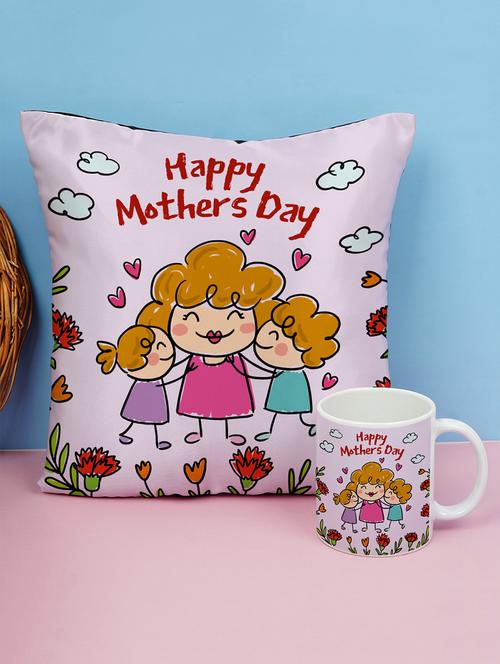 mother's day cushion and mug gift combo - 19825781 - Very Small Image - 1