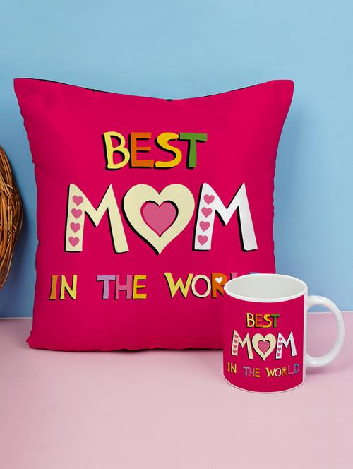mother's day cushion and mug gift combo - 19825810 - Very Small Image - 1