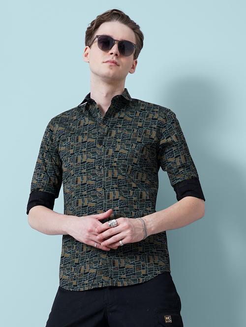 black printed casual shirt - 19825858 - Very Small Image - 1