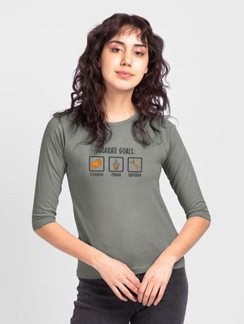 round neck printed regular tee - 19826177 - Very Small Image - 1