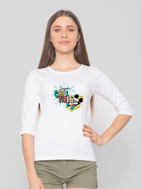 round neck printed regular tee - 19826194 - Very Small Image - 1