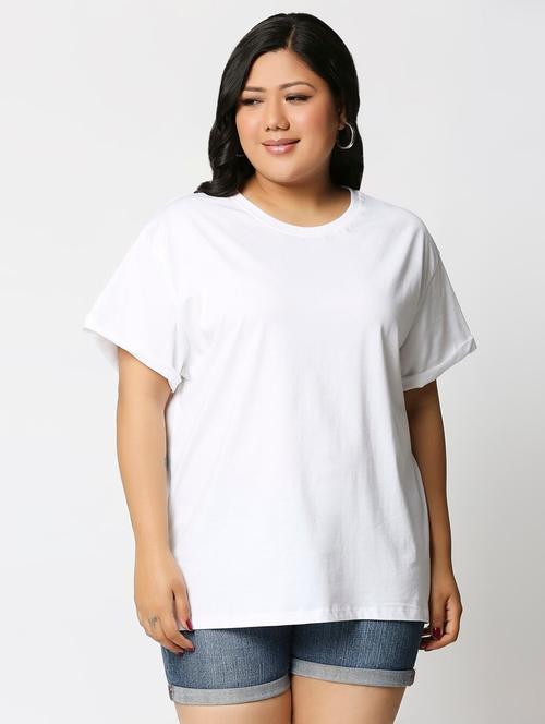round neck solid regular tee - 19826210 - Very Small Image - 1