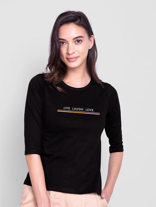 round neck printed regular tee - 19826219 - Very Small Image - 1