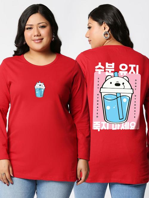 round neck printed tee - 19826360 - Very Small Image - 1