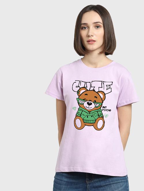 round neck printed tee - 19826376 - Very Small Image - 1