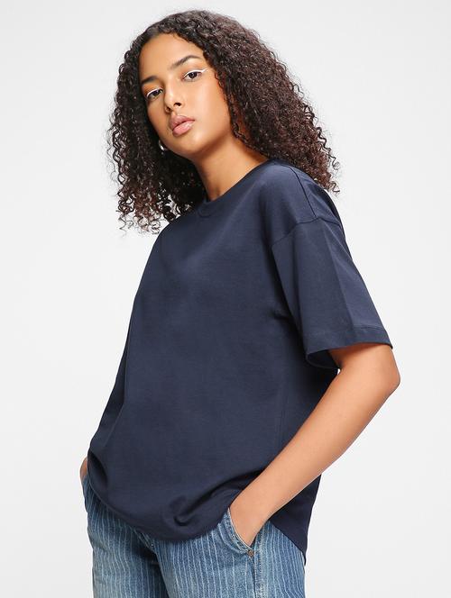 women's plain round neck t-shirt - 19826391 - Very Small Image - 1