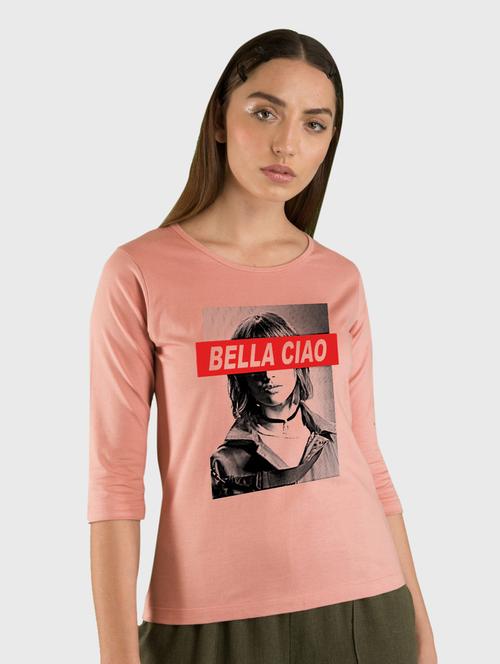 round neck printed tee - 19826446 - Very Small Image - 1