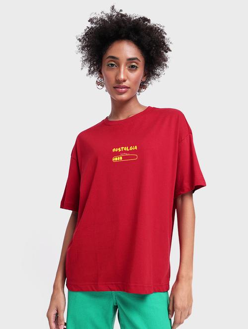 round neck printed tee - 19826461 - Very Small Image - 1