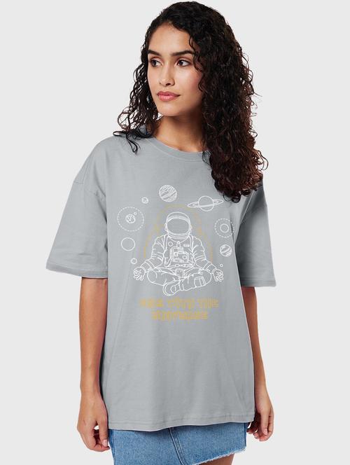 round neck printed tee - 19826487 - Very Small Image - 1