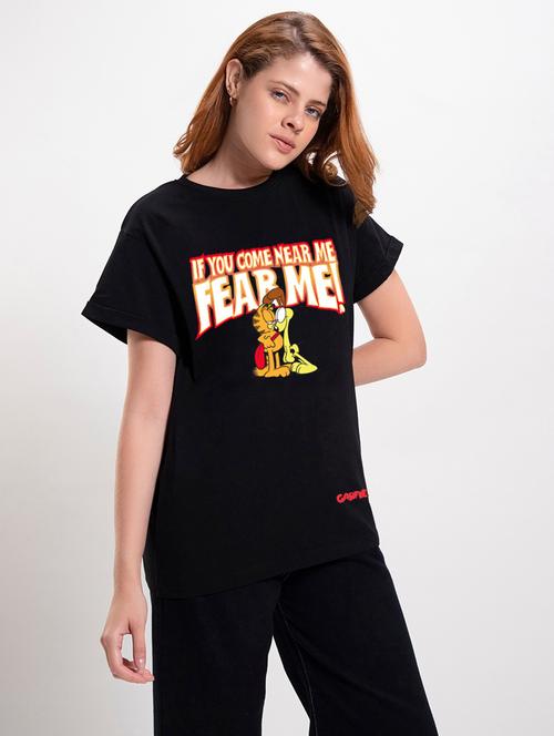 round neck printed tee - 19826544 - Very Small Image - 1