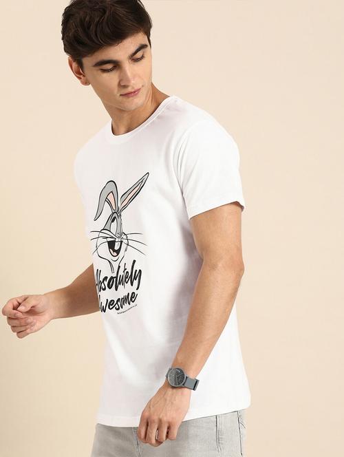 round neck printed regular t-shirt - 19826749 - Very Small Image - 1