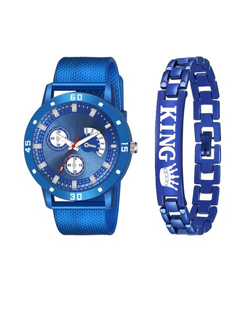niyatinx men's analog watch with bracelet - 19827748 - Very Small Image - 1