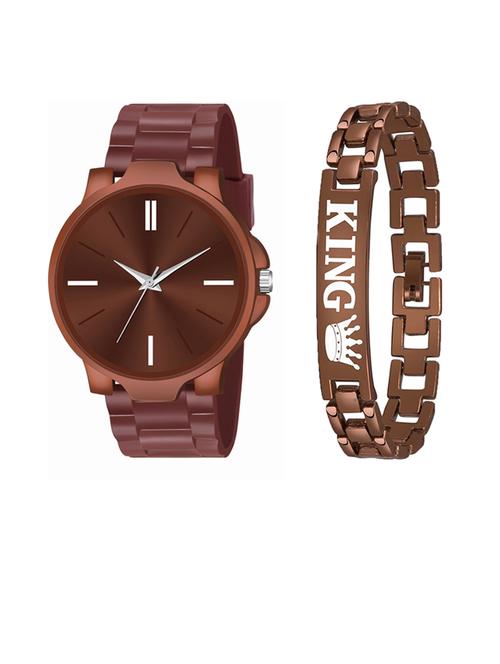 niyatinx men's analog watch with bracelet - 19827794 - Very Small Image - 1