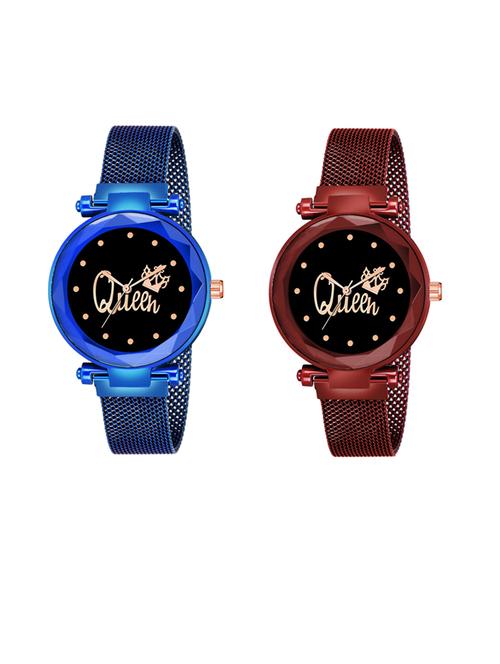 niyatinx women's analog watch combo - 19827883 - Very Small Image - 1