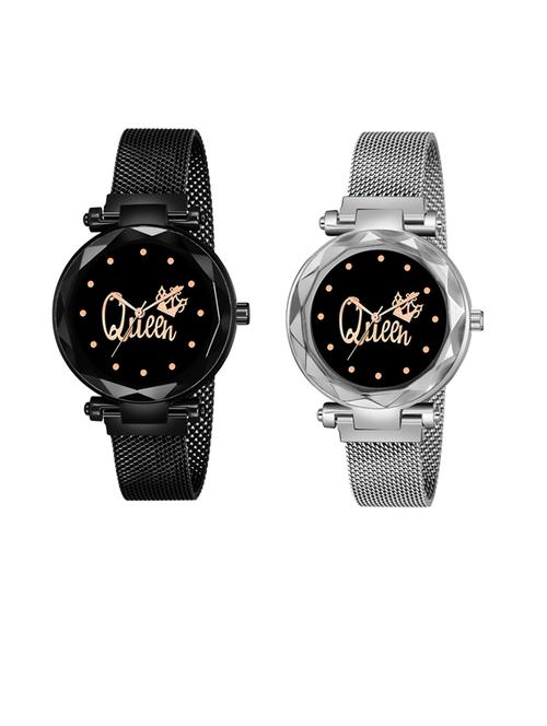 niyatinx women's analog watch combo - 19827888 - Very Small Image - 1