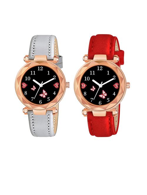niyatinx women's analog watch combo - 19828032 - Very Small Image - 1