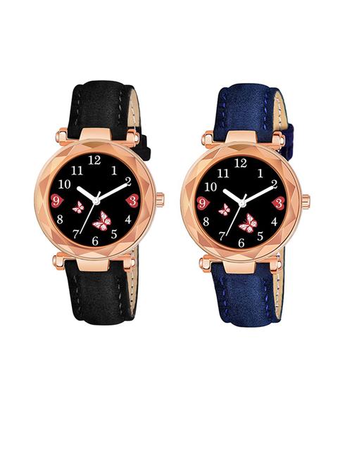 niyatinx women's analog watch combo - 19828051 - Very Small Image - 1