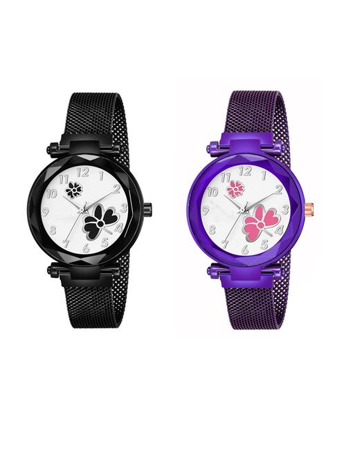 pack of 2 niyatinx women's analog watch - 19828281 - Very Small Image - 1