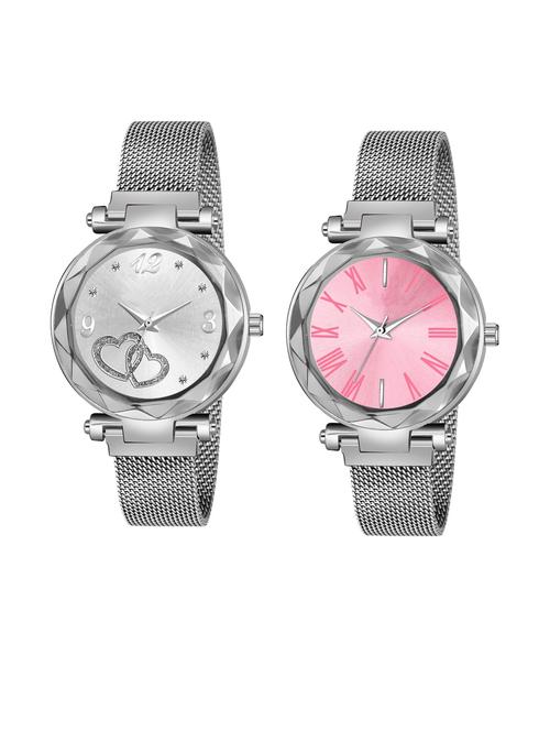 pack of 2 niyatinx women's analog watch - 19828348 - Very Small Image - 1