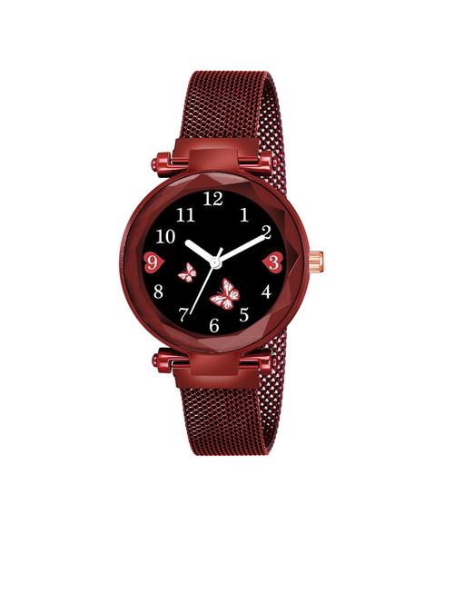 magnetic mesh strap analog watch - 19828384 - Very Small Image - 1
