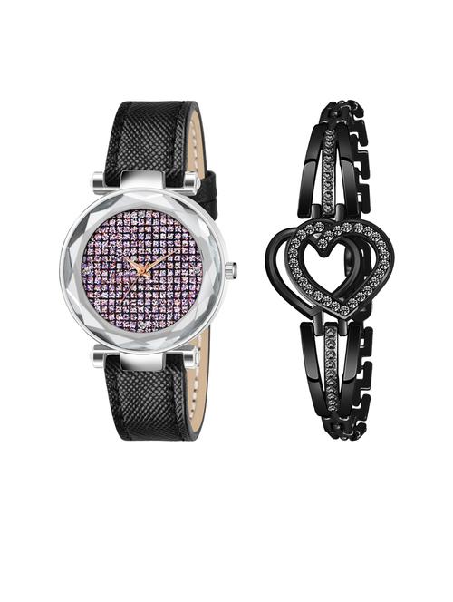 niyatinx analog watch & bracelet combo - 19828422 - Very Small Image - 1